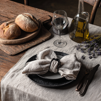 Natural 100% Linen Table Runner