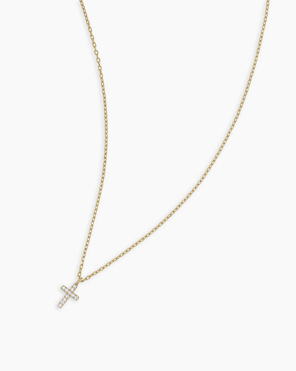 14K Diamond Cross Necklace