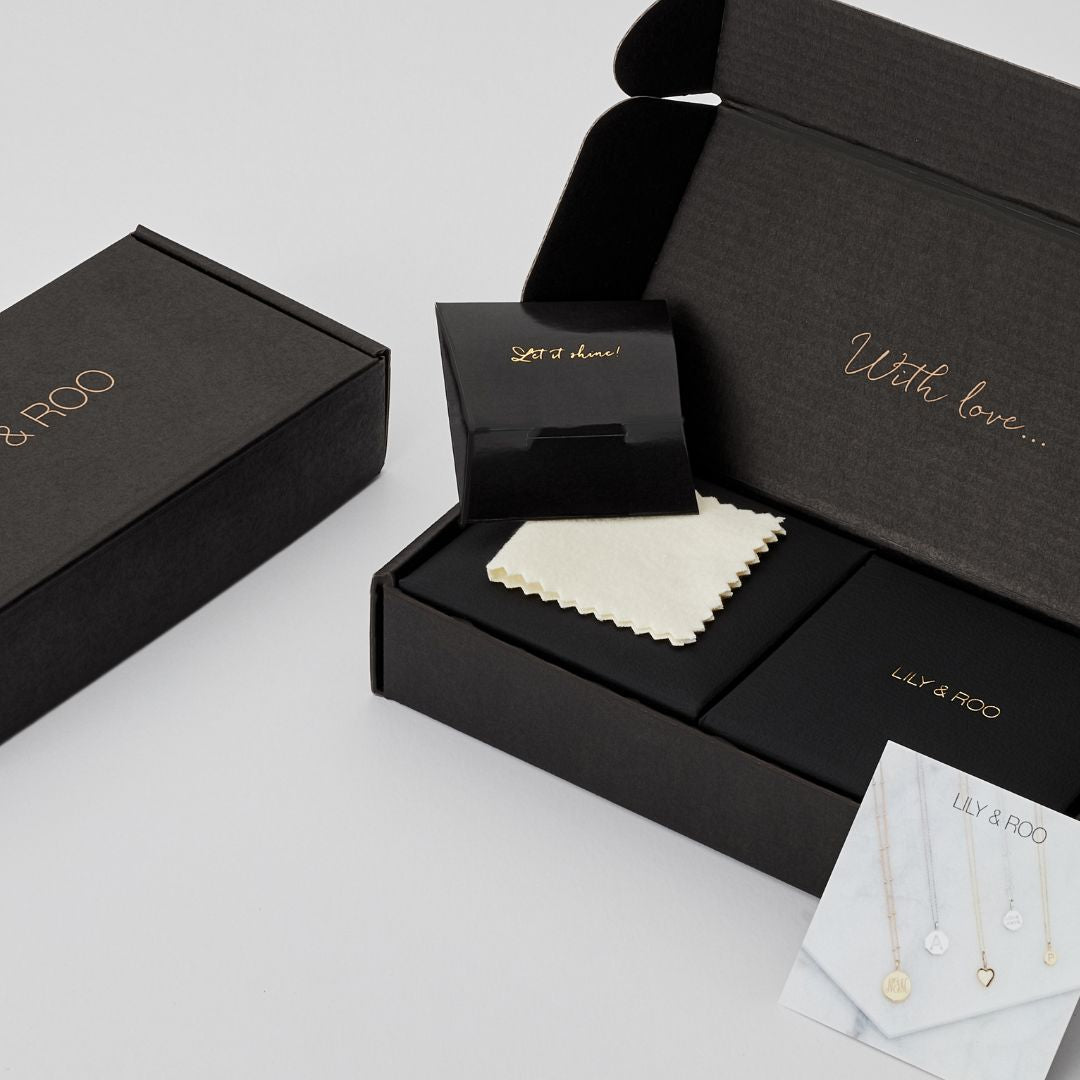 Rose Gold Small Personalised Heart Necklace
