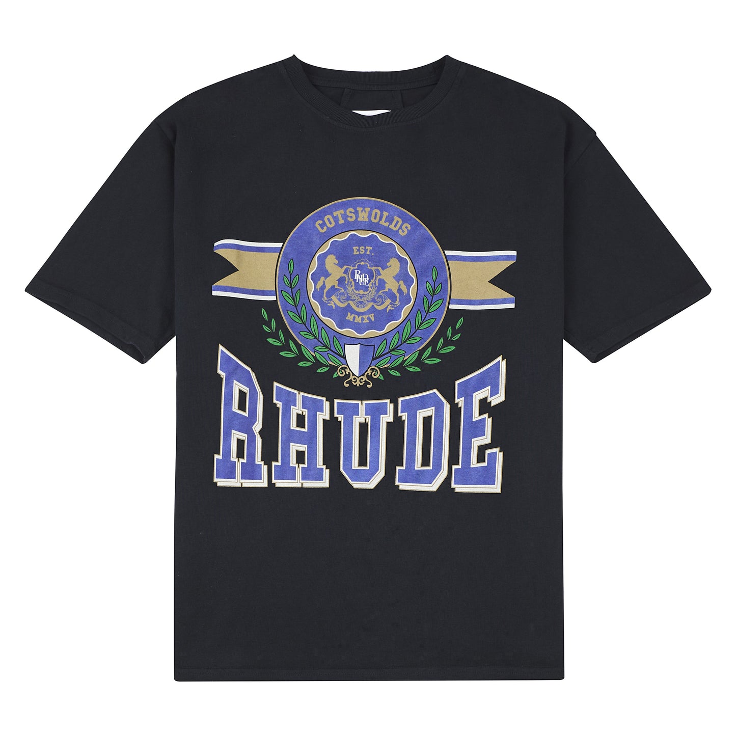 Cotswold Crest Tee | Vintage Black