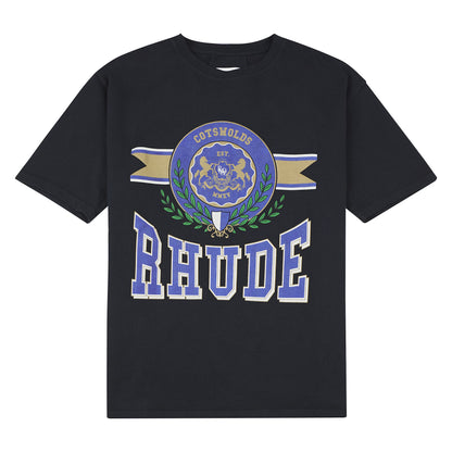 Cotswold Crest Tee | Vintage Black