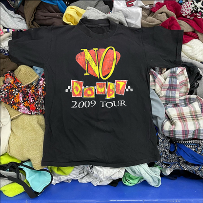No Doubt - 2009 World Tour - Vintage Washed Black T-Shirt