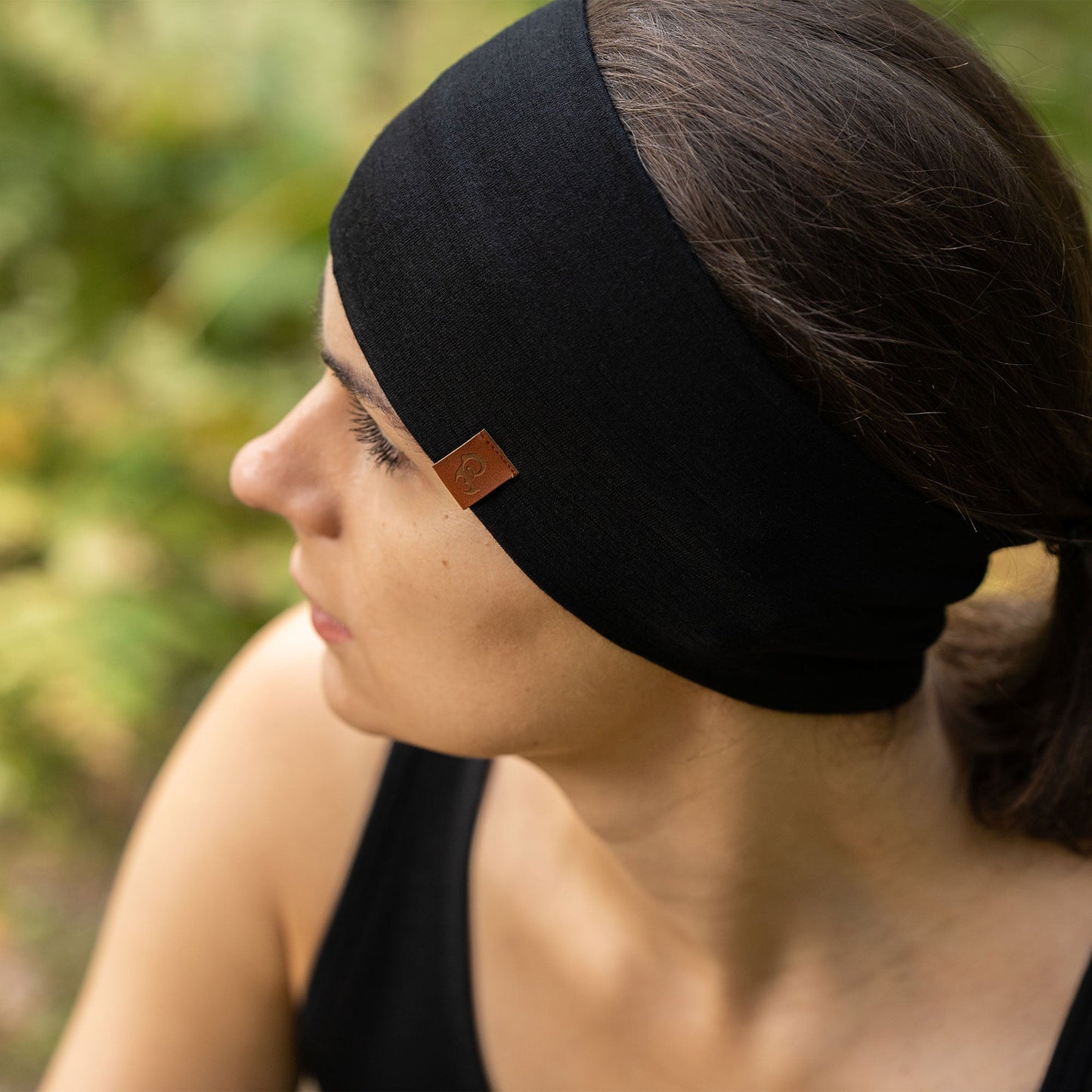 Women's Headband & Gaiter 2-Piece Black