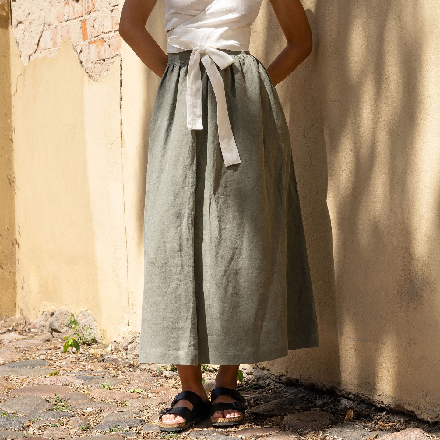 Linen Maxi Skirt Sophia