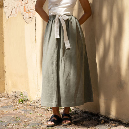 Linen Maxi Skirt Sophia