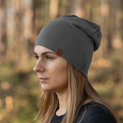 Women's Merino Beanie Perfect Grey