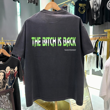 Alien 3 The Bitch Is Back 1992 Promo Vintage Washed Black T-Shirt