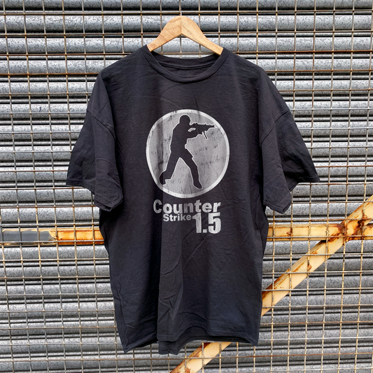 2002 Cs 1.5 Chinese Tournament Vintage Washed Black T-Shirt