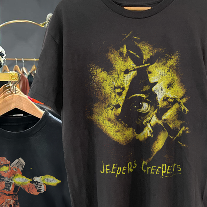 Jeepers Creepers 2001 Promo Vintage Washed Black T-Shirt