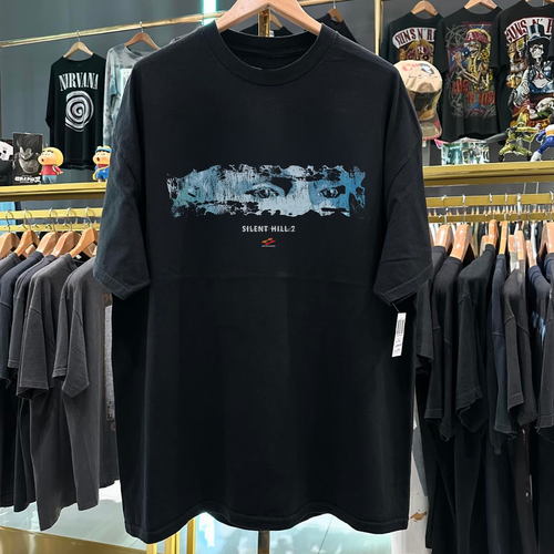 Silent Hill 2 Rare Vintage Washed Black T-Shirt