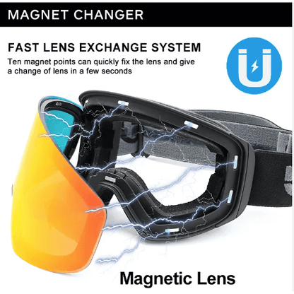 Black Peak Remarkables Snow Goggle Magnetic Clear Lens