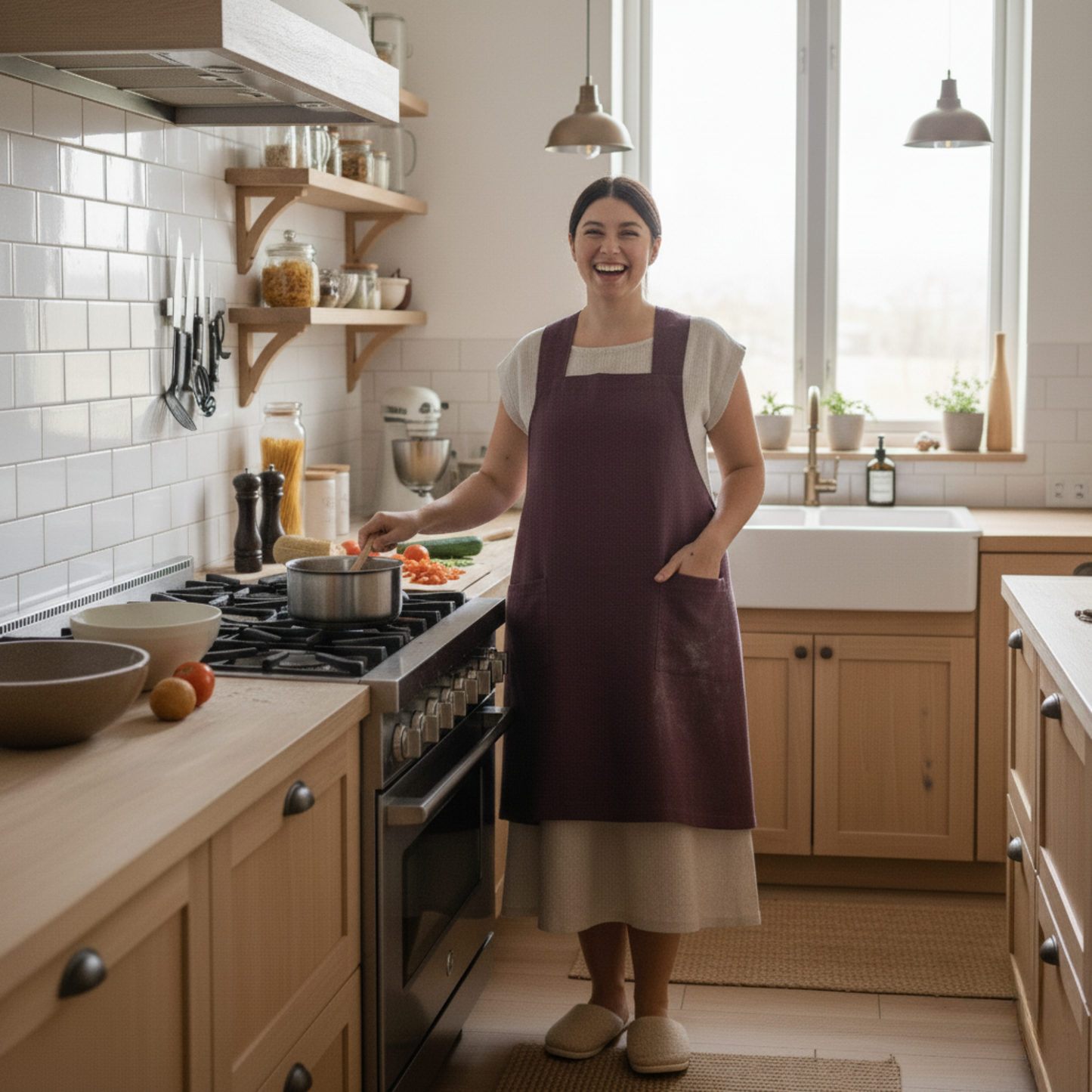 Linen Gardening Apron