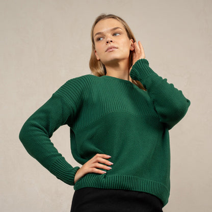 Women's Knit Cotton Sweater Sonata
