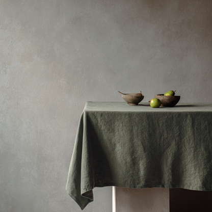Holiday Linen Tablecloth
