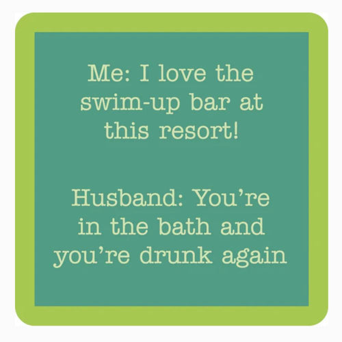 "Swim Up Bar" Coaster