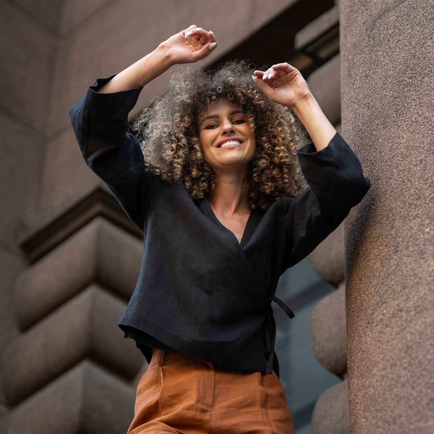 Relaxed Wrap Top Thea
