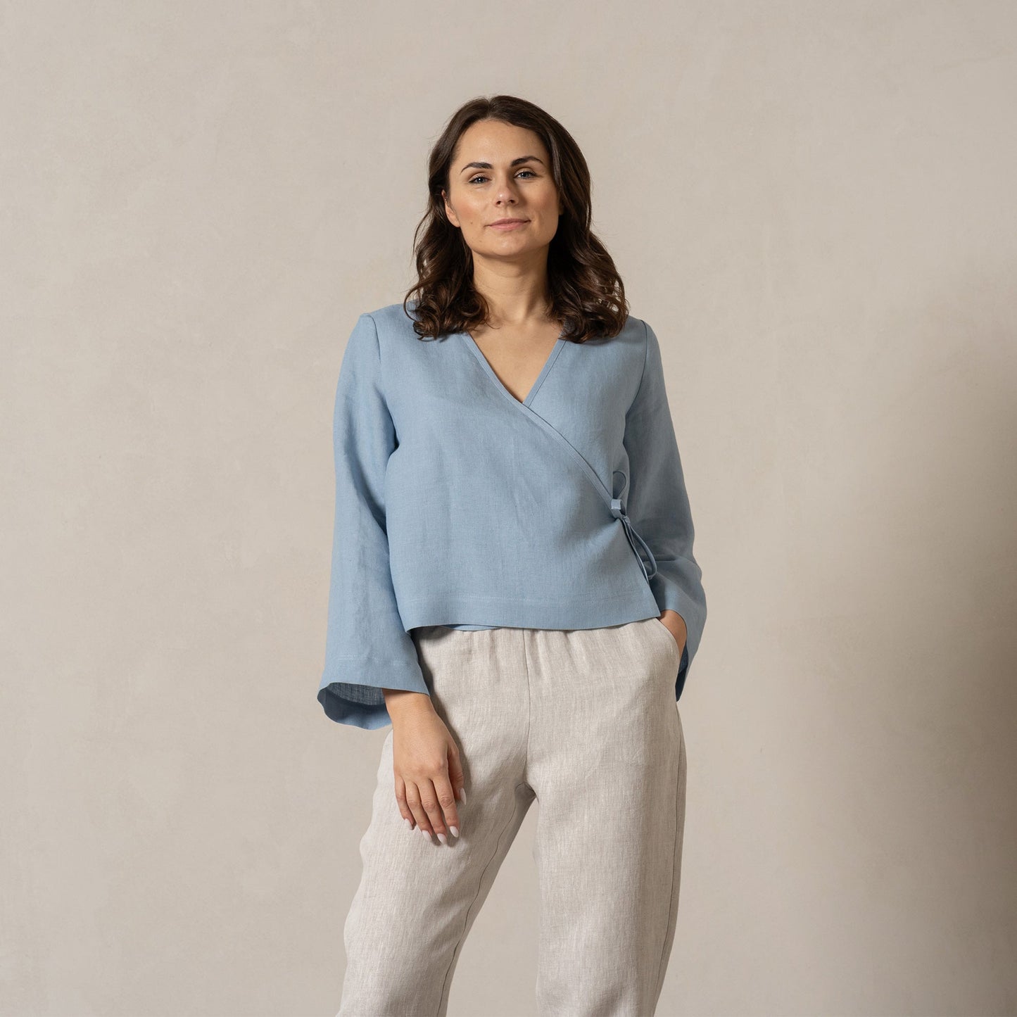 Relaxed Wrap Top Thea