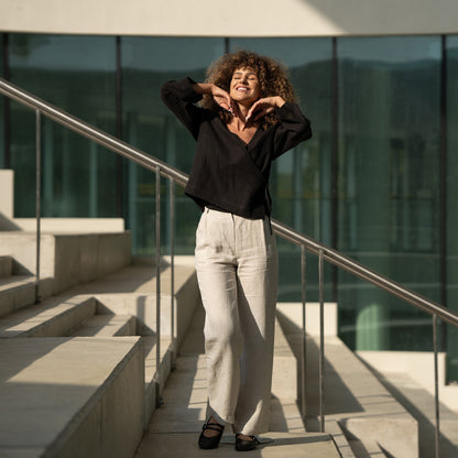 Wide Leg Pants Lotus