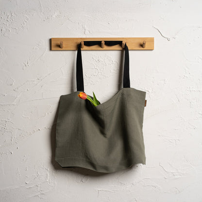 Linen Large Shopping Bag