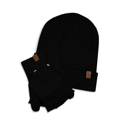 Women's Merino Convertible Gloves & Beanie 2-Piece
