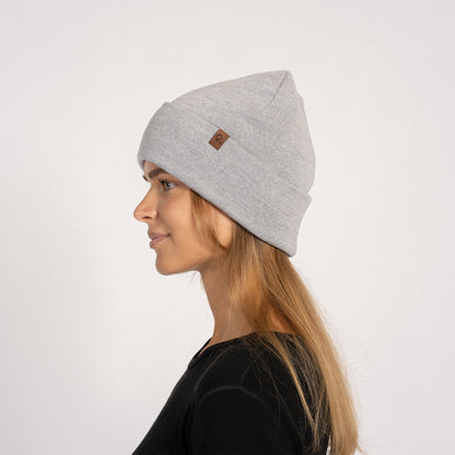 Women's Knit Beanie Hat Merino Wool