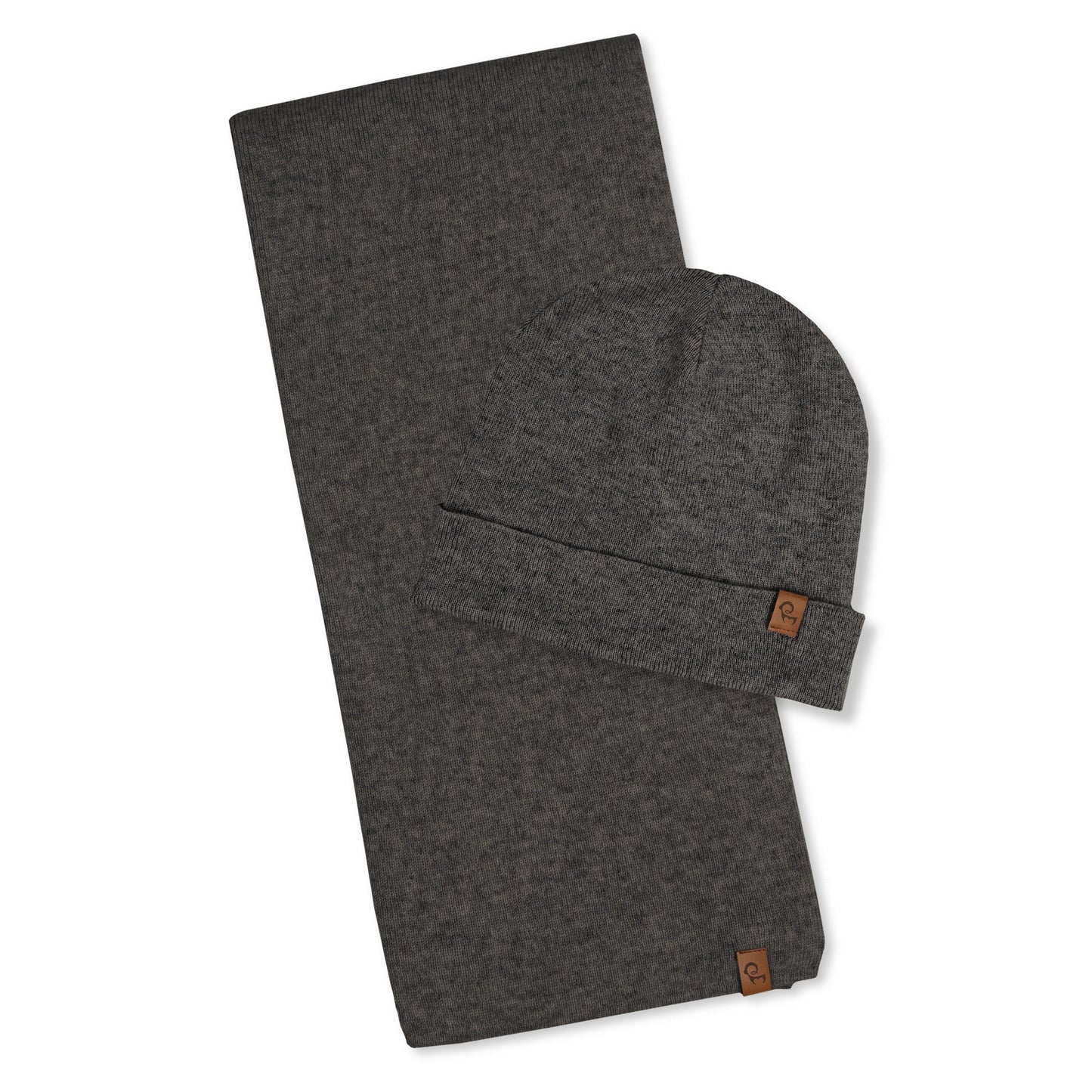Women's Knit Beanie & Scarf 2-Piece Cashmere Blend