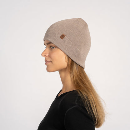 Women's Knit Merino Liner Beanie Hat