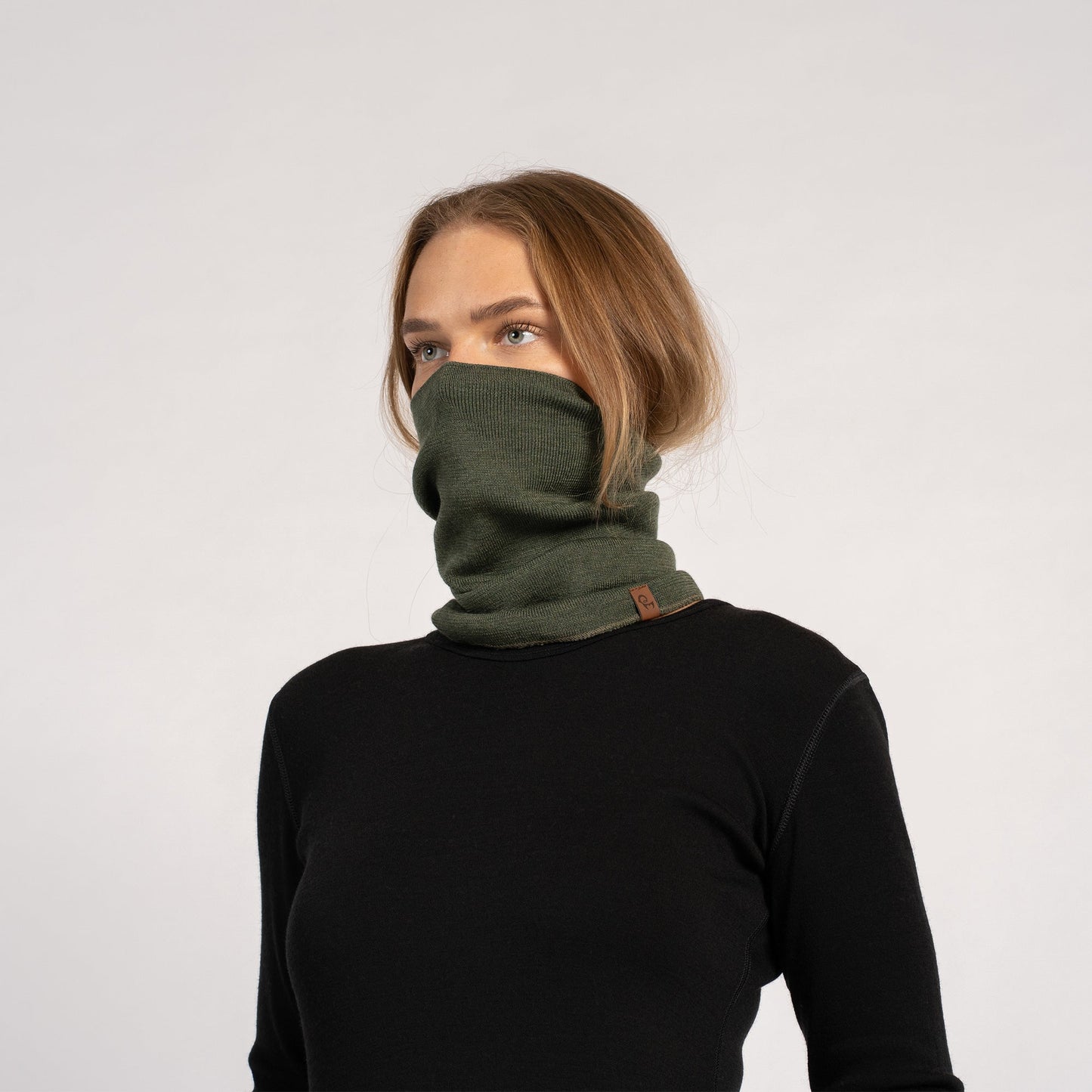 Liner Merino Wool Neck Gaiter For Women