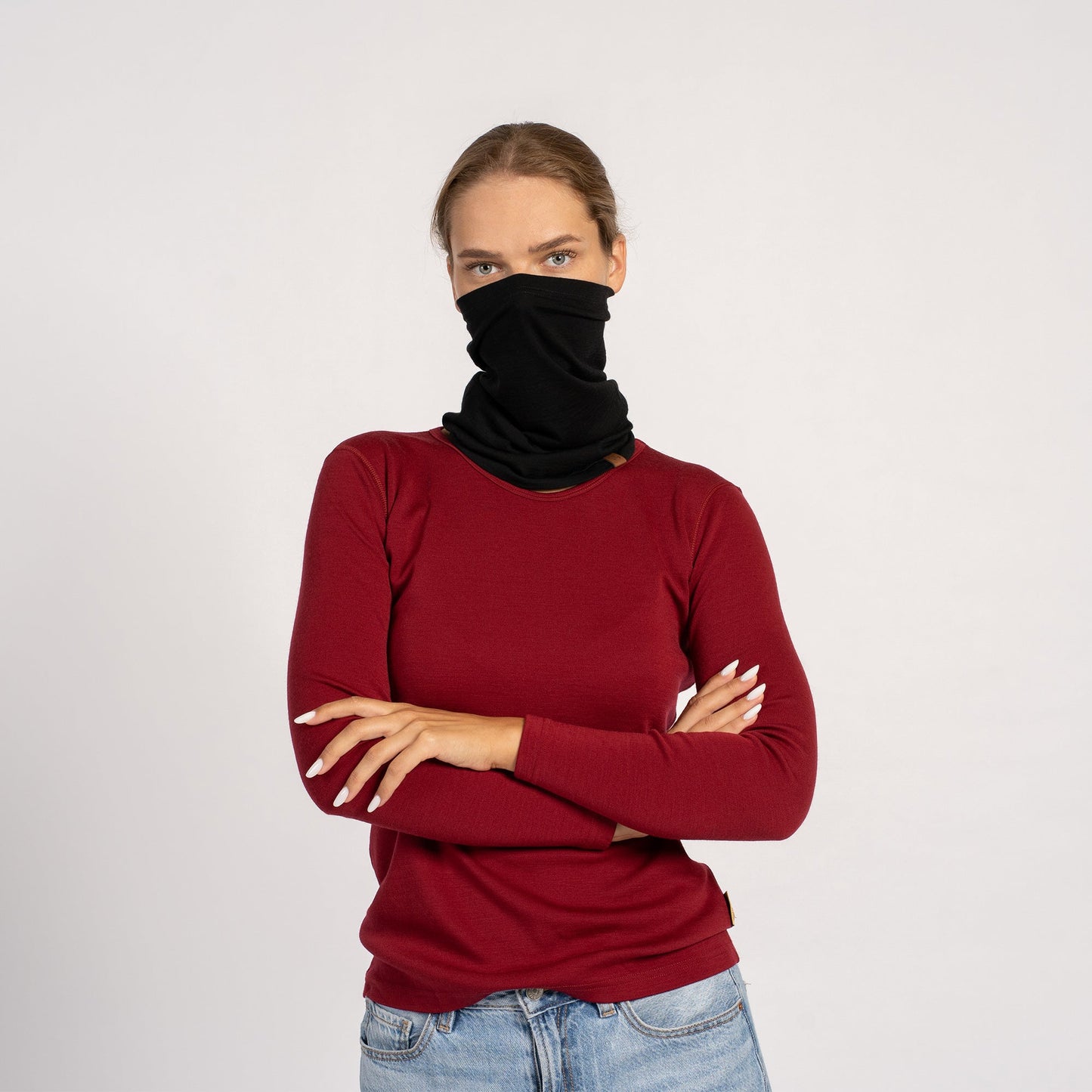 Women's Merino Wool Long Neck Gaiter