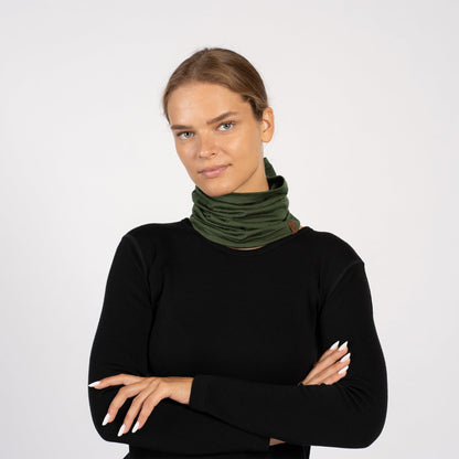Women's Merino Wool Long Neck Gaiter