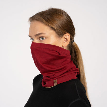 Women's Merino Wool Long Neck Gaiter