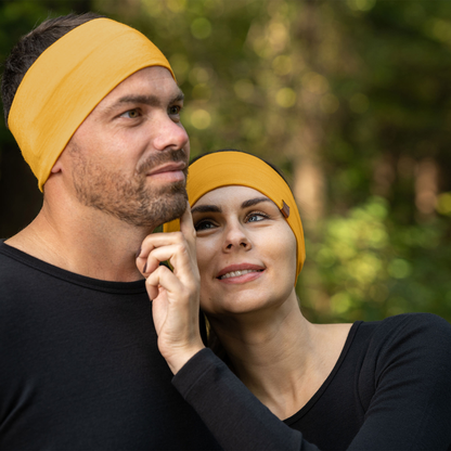 Unisex Trekking Headband Yellow