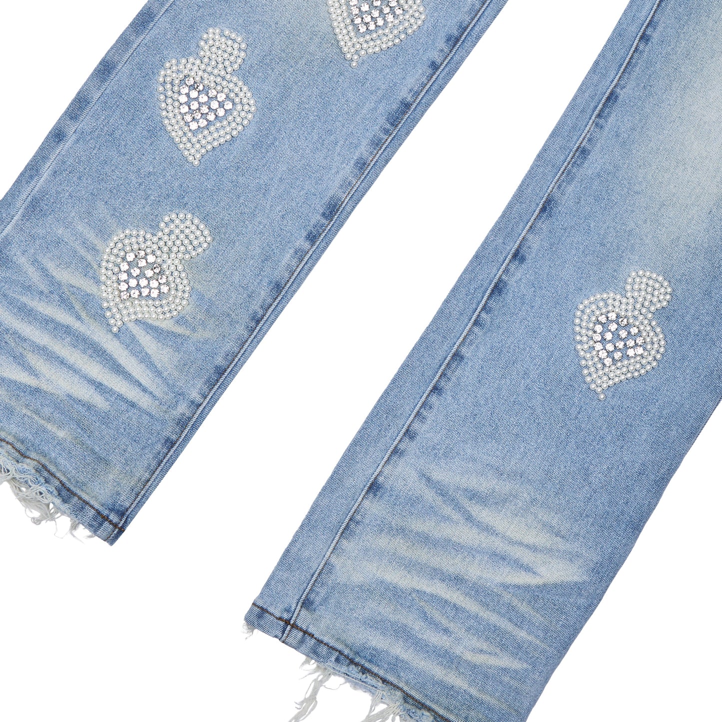 Diamond Denim | Light Blue Wash/Clear