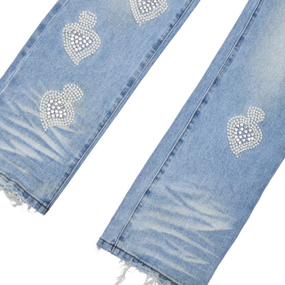Diamond Denim | Light Blue Wash/Clear