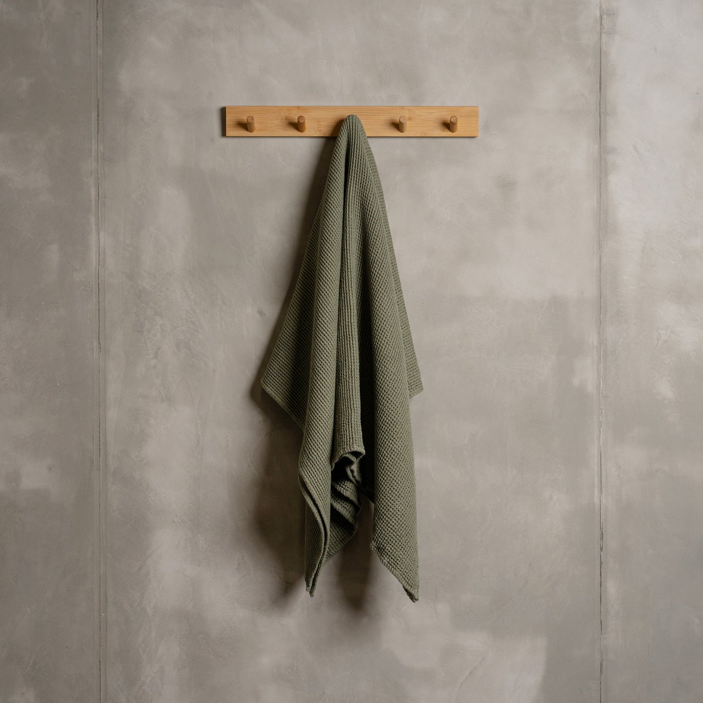 Waffle Bath Towel 3-Set