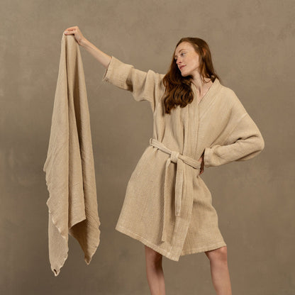 Waffle Bath Towel 3-Set