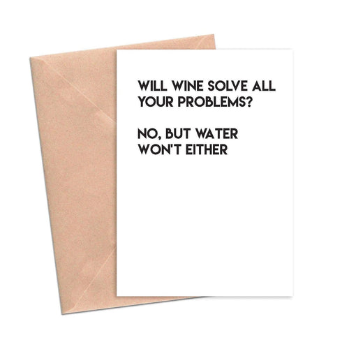 Wine Solves Problems