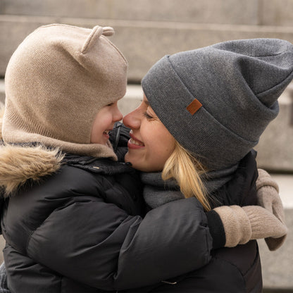 Women's Knit Beanie Hat Merino Wool