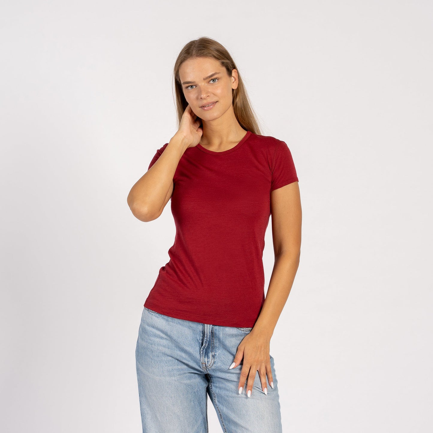 Women's 160 Merino T-Shirt Royal Cherry