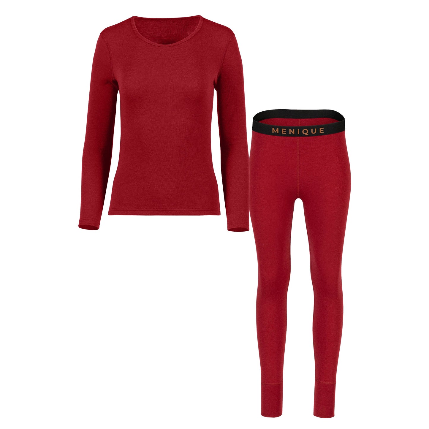 Women's 250 Long Sleeve & Bottoms 2-Piece Royal Cherry