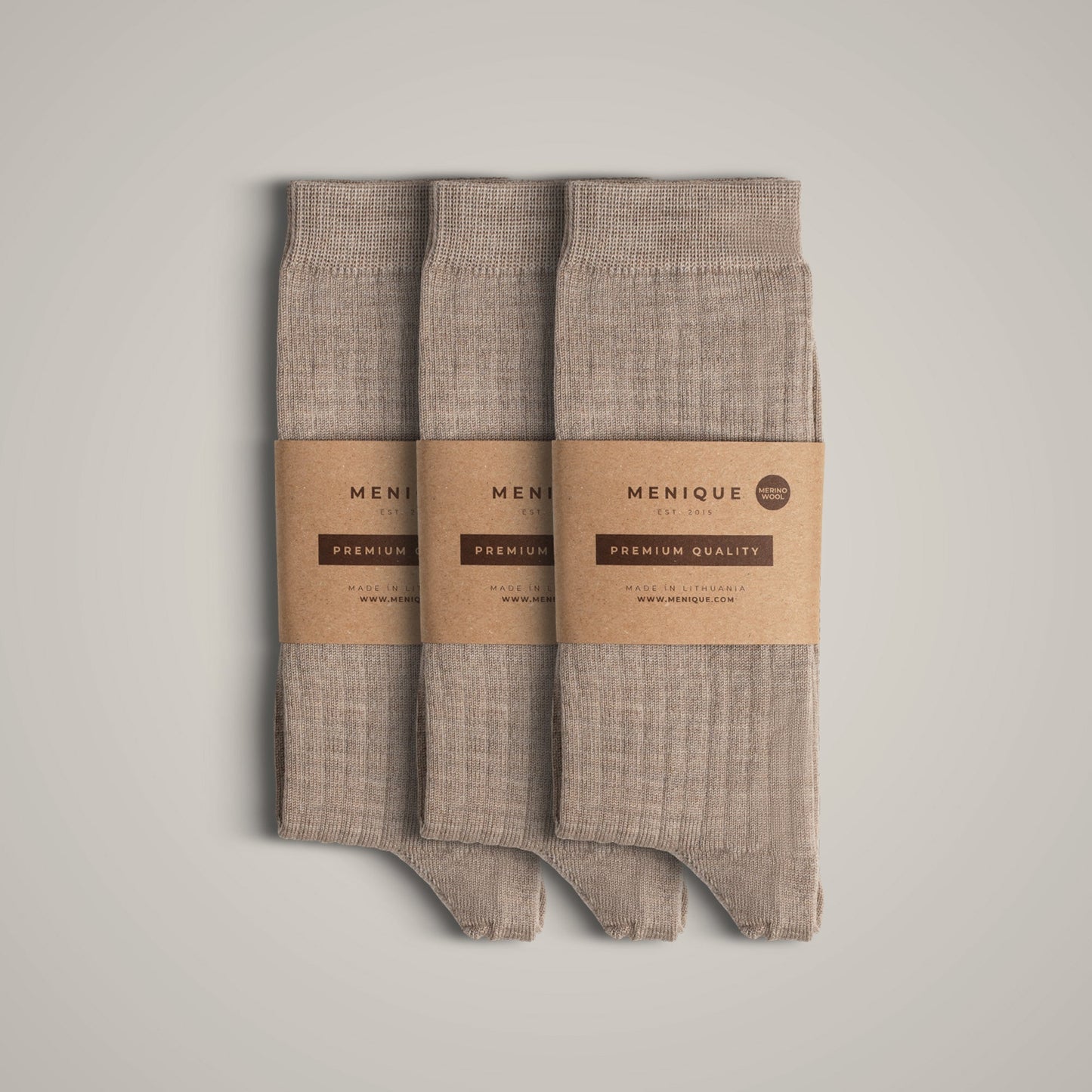 Women’s Merino Rib Socks 3-Pack