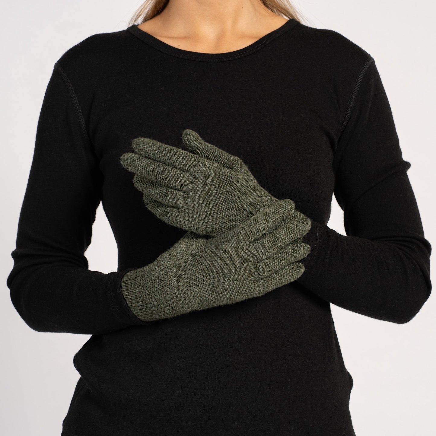 Women's Knit Merino Gloves
