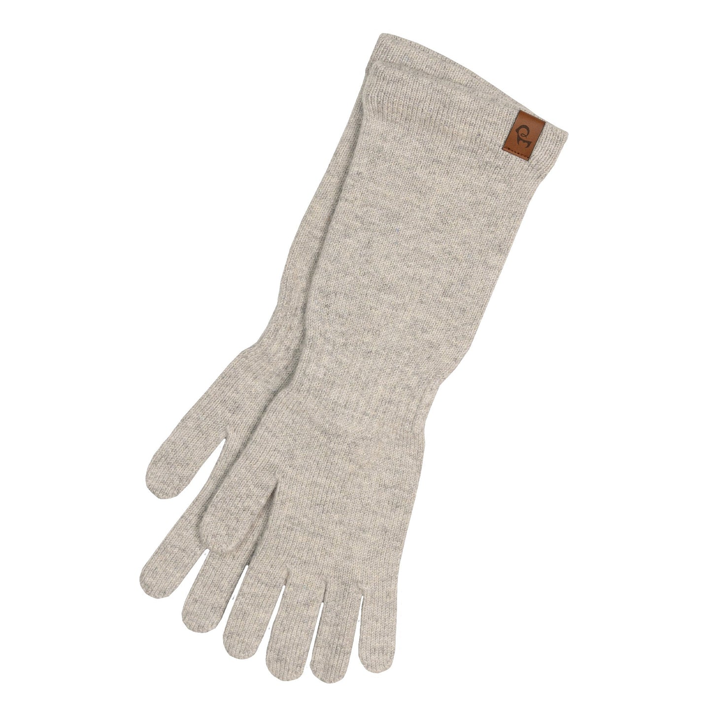 Women's Knit Cashmere Long Gloves