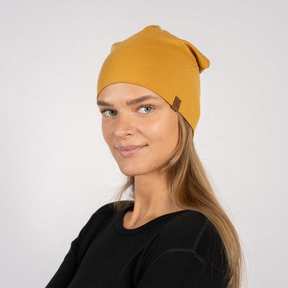 Women's Merino Beanie Yellow