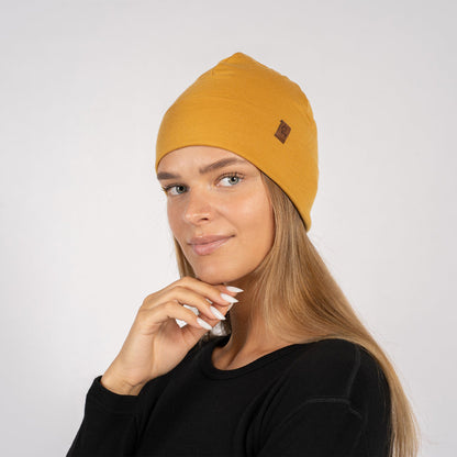 Women's Merino Beanie Yellow