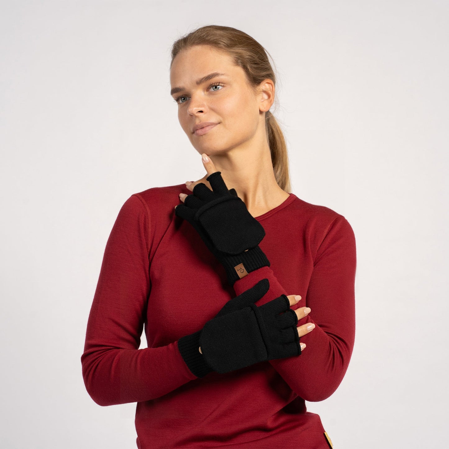Extra Fine Merino Convertible Gloves