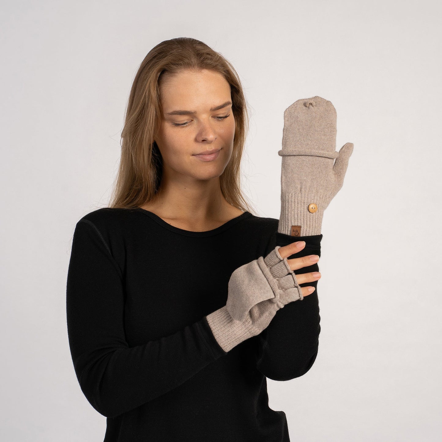 Extra Fine Merino Convertible Gloves