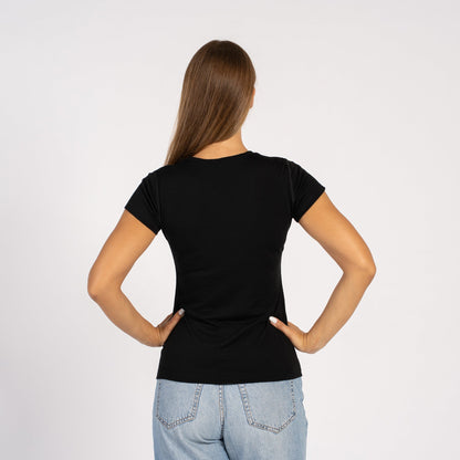 Women's Slim Fit V-Neck Tee