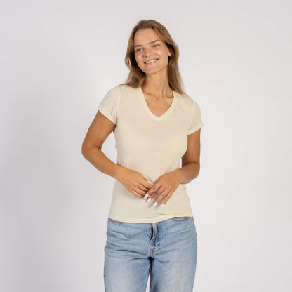 Women's Slim Fit V-Neck Tee