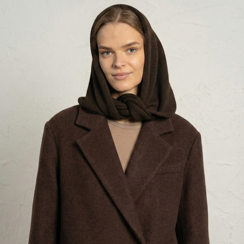 Women's Merino Wool Triangle Scarf